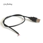 50 см 100 см DC 5 в USB разъем Кабель питания линия 2pin USB разъем питания провода разъем использовать для 3528 5050 WS2812 светодиодные полосы света