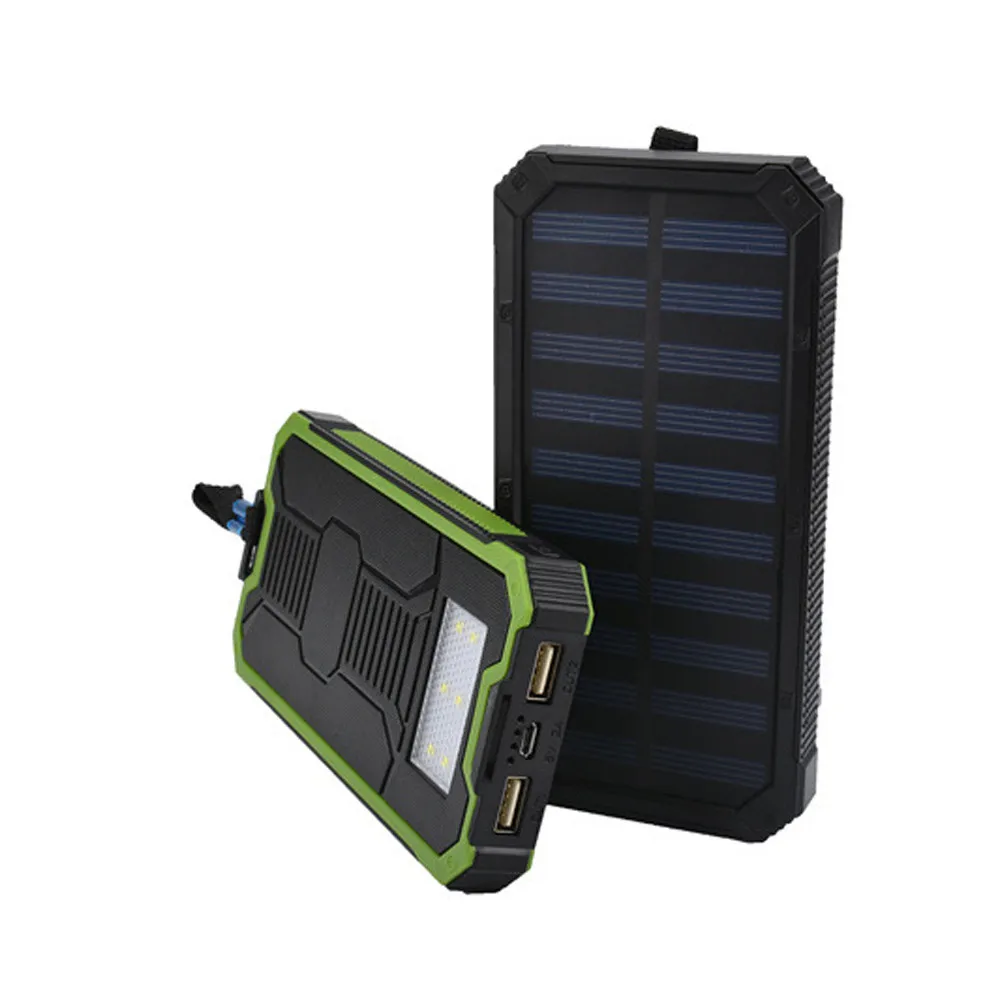 Binmer 20000 mAh двойной USB портативный внешний Солнечный резервный аккумулятор для nokia mobile для iphone 6 6s 5s 7 8 X батарея