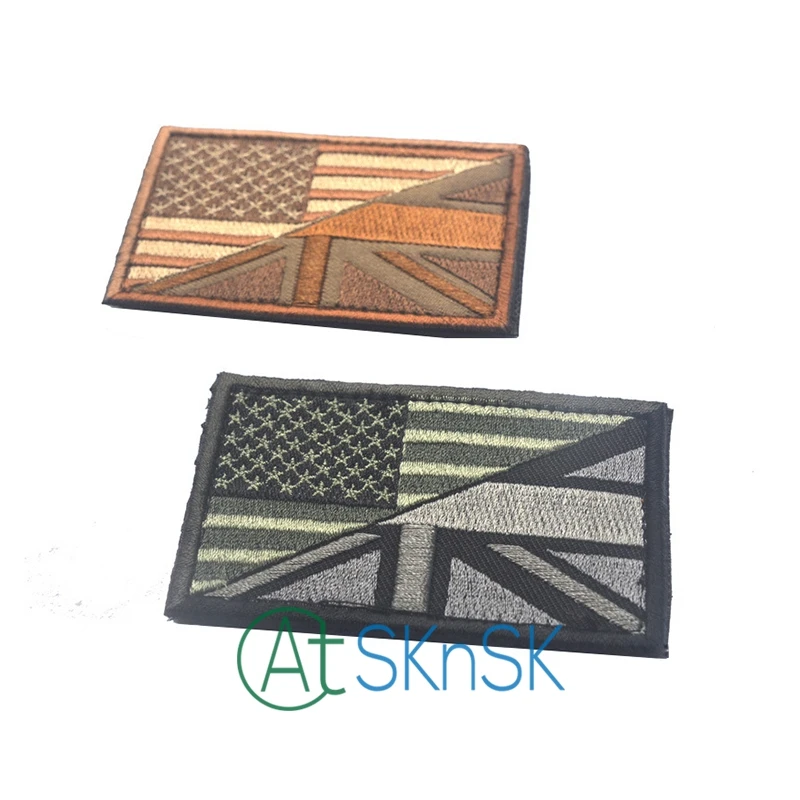 

Wholesale Nation Country Embroidered Flag Patches Clothing Bag Jacket Sew-on British American Patch for Decorating Applique