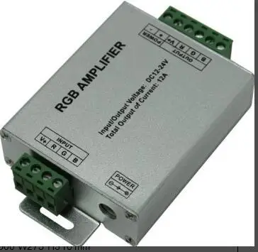 

LN-ZJFJ-3CH-LV dc 12v 24v led rgb Усилитель для 3528 5050 rgb Светодиодная лента принимает pwm rgb контроллер сигнала 3 канала 4a/канал