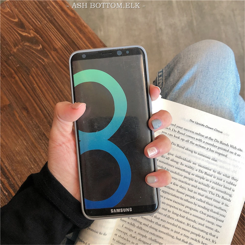 Матовый песочный силиконовый чехол для телефона для SamSung Galaxy S6 S7 S8 S9 Edge Plus Note 3 4 5 8 9 Ретро Олень мягкий тонкий из ТПУ чехол Fundas