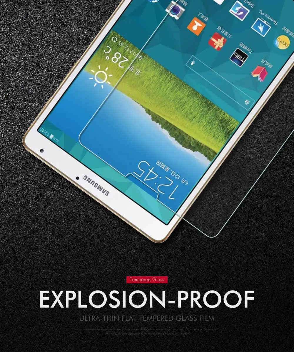 С уровнем твердости 9H закаленное Стекло для samsung Galaxy Tab S T700 SM-T701 T705 T705C 8,4 inch планшет Экран протектор Защитная пленка, стекло Защита