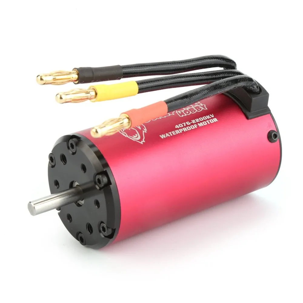 SURPASSHOBBY KK 4076 2200KV бесщеточный двигатель 2S 3S 4S для 1:8 RC Дрифт гоночный автомобиль водонепроницаемый Бессенсорный грузовик