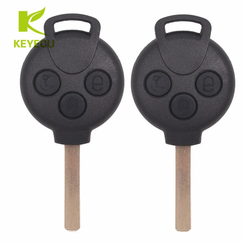 Чехол KEYECU для дистанционного ключа с 3 кнопками SMART Fortwo 450 Forfour 451 Roadstar 2008-2012 |