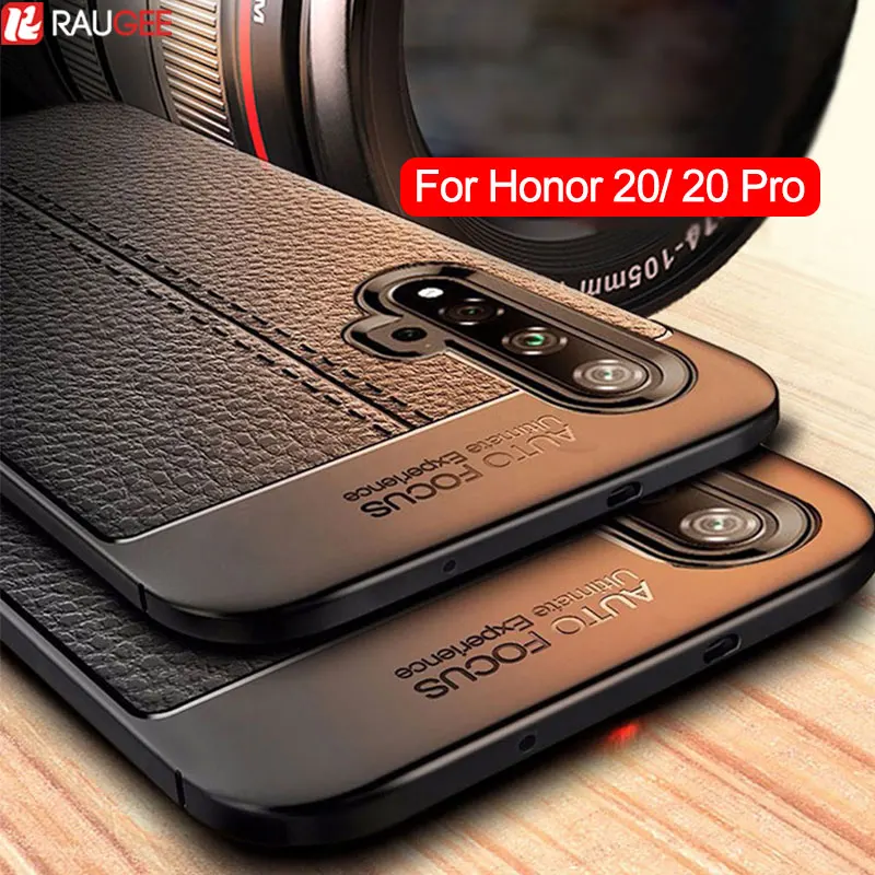 Чехол для телефона Huawei Honor 20, роскошный бампер, полная Защита, Чехол Для Honor 20 Pro, силиконовый чехол, мягкий ТПУ чехол
