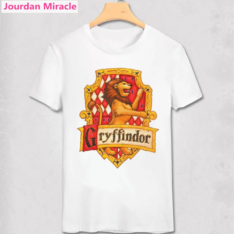 Футболка с логотипом HOGWART для школы футболка эмблемой Hogwarts Gryffindor ravencaw Hufflepuff Slytherin
