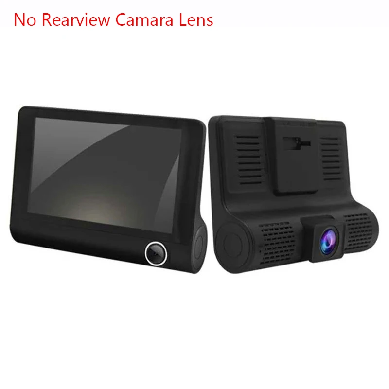 no rearview camara Горячая Распродажа, Автомобильный видеорегистратор с 3 объективами камеры 4,0 дюймов, видеорегистратор с двумя объективами, видеорегистратор заднего вида, Автомобильный регистратор, видеорегистратор - Название цвета: no rearview camara