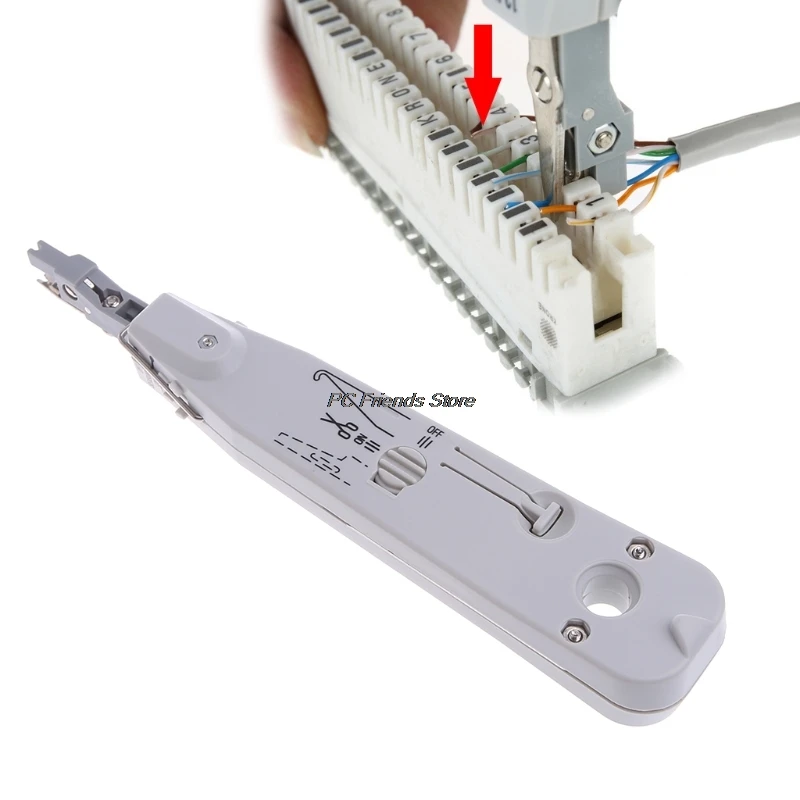 Ethernet сетевой патч панель Лицевая панель Пробивной инструмент RJ11 RJ45 Cat5 с датчиком
