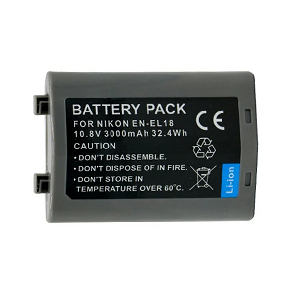 1 шт 10,8 V 3000mAh EN-EL18 EN EL18 аккумуляторная батарея для цифровой камеры Nikon D4 D4S D4X MB-D12 EN-EL18 батареи