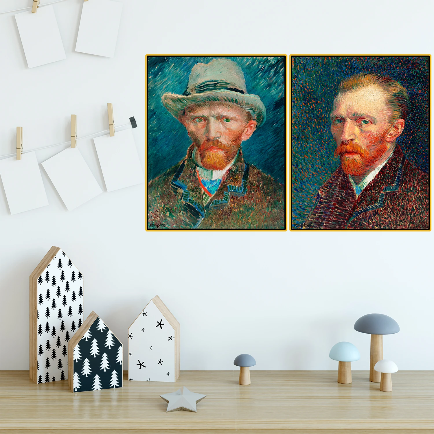 Винтажные картины Винсента Ван Гога постеры Автопортрет крестьянская женщина