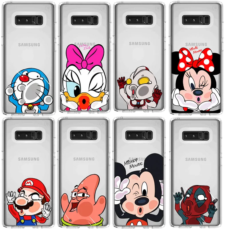 Suave Линда caricatura Микки и Минни Маус с героями комиксов Марвел пункт для samsung A10 S10 S30