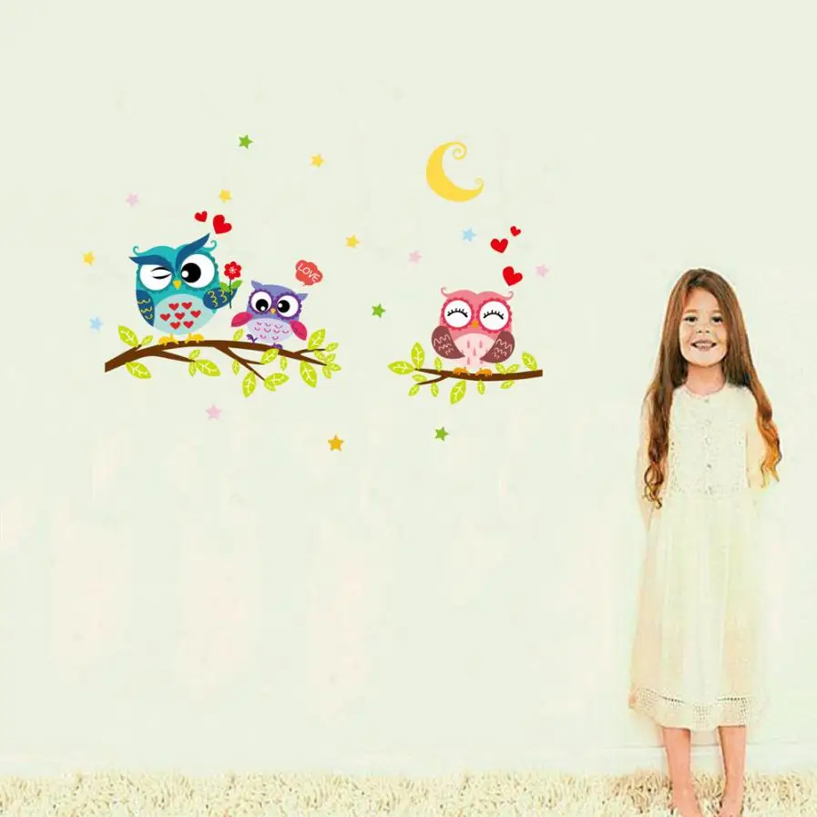 Свой дом 2020 стены Стикеры Водонепроницаемый с рисунками зверей из мультфильмов