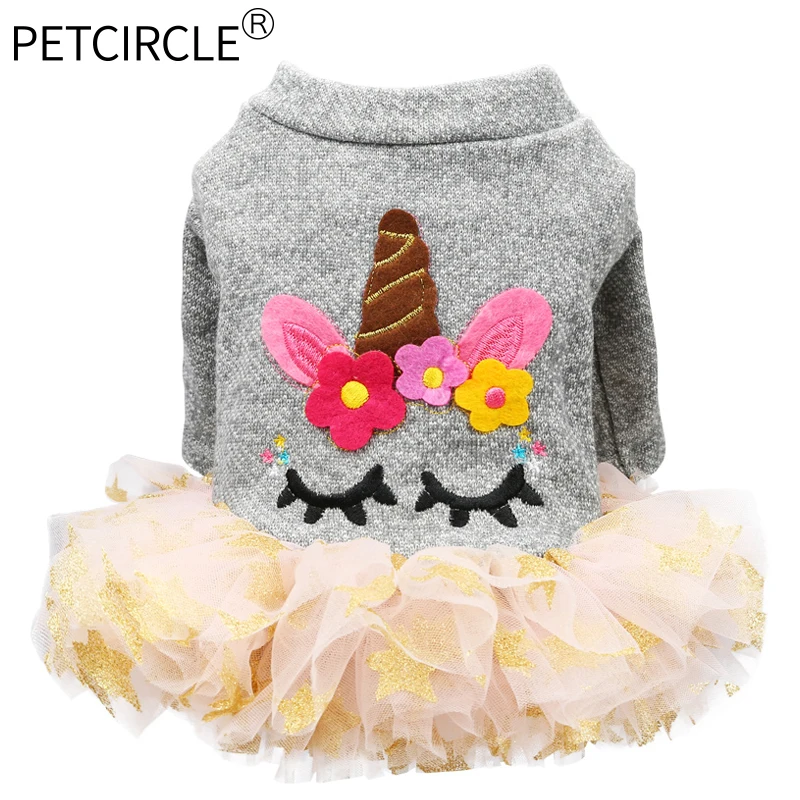PETCIRCLE Одежда для собак Одежда для маленьких свадебных единорогов платье юбка Щенок Одежда для домашних животных Чихуахуа бульдог Yorkie юбка