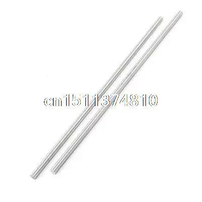 

2 Pcs 5mm x 200mm HSS Grooving Tool Round Turning Lathe Bars Silver Gray