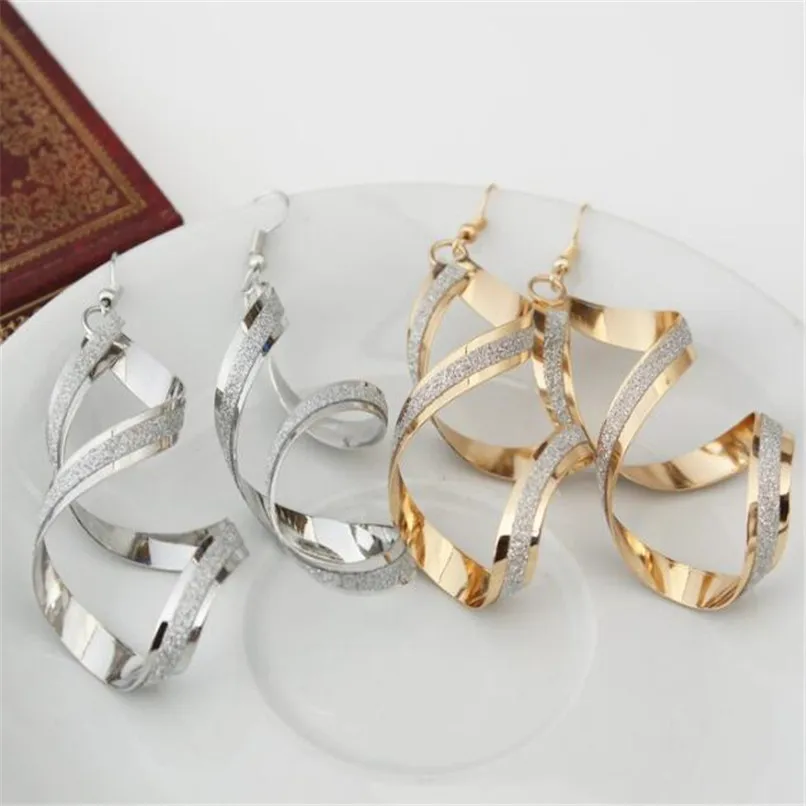 Lusion ювелирные изделия золотой серебряный цвет панк металлические длинные