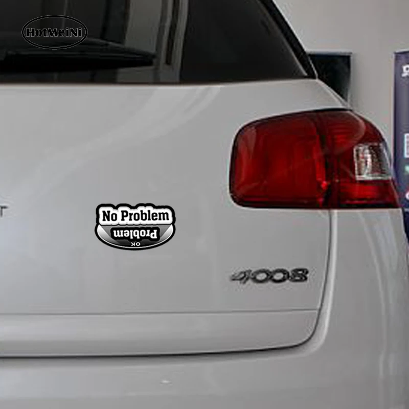 HotMeiNi 14cm x 8cm Car Styling ON Problem Up Side Down Funny Sticker Off Road Racing Bumper Doors And Windows Accessories | Автомобили и