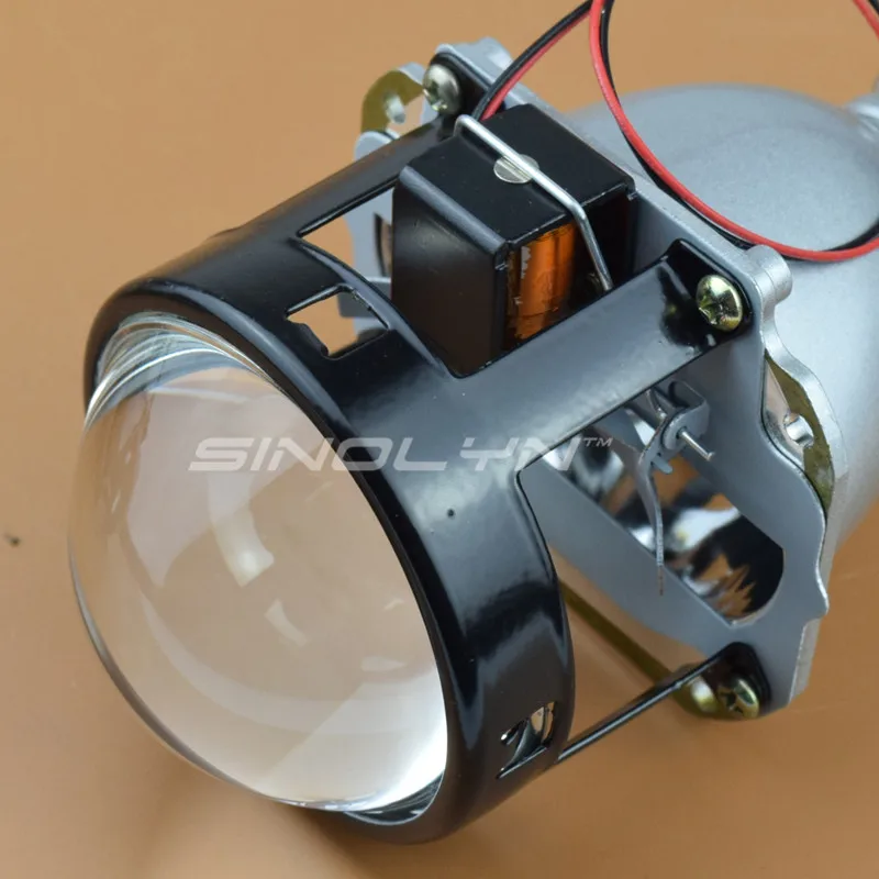 Sinolyn прожекторная фара 2,5 ''линзы Биксеноновые ангельские глазки полный комплект металлические линзы для H4 H7 автомобильные аксессуары модифицированное использование H1 HID