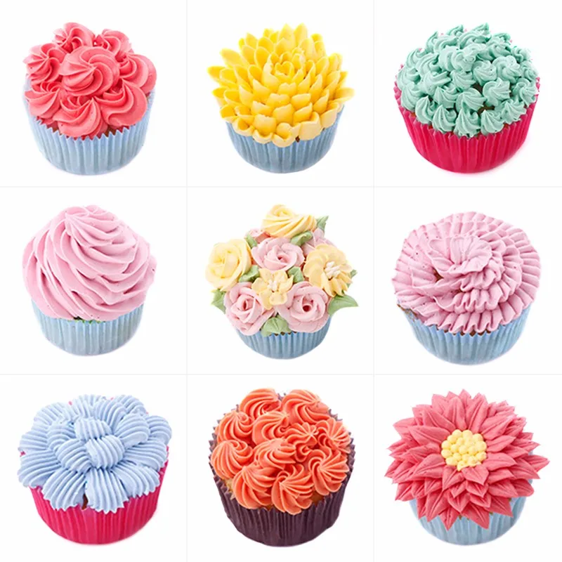 1 шт. Русский Тюльпан Сопла Кондитерских Советы Большой Водоворот Бесшовные