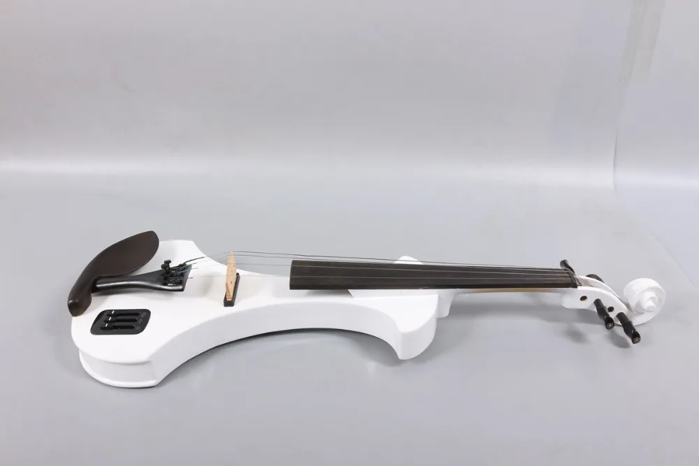 Высокое качество электрическая скрипка 4/4 полноразмерная белая активная