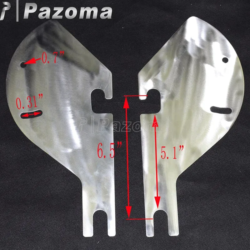 Pazoma белый 6x9 Динамик Съемная обтекатель для Harley Road King 1994 1995 1996 1997 1998 1999 2000 2001 UP