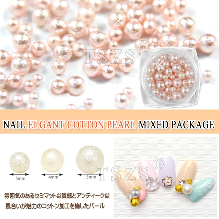 1 горшок/партия разноцветные хлопковые жемчужины|art crafts decoration|mix sizewedding nail decorations |