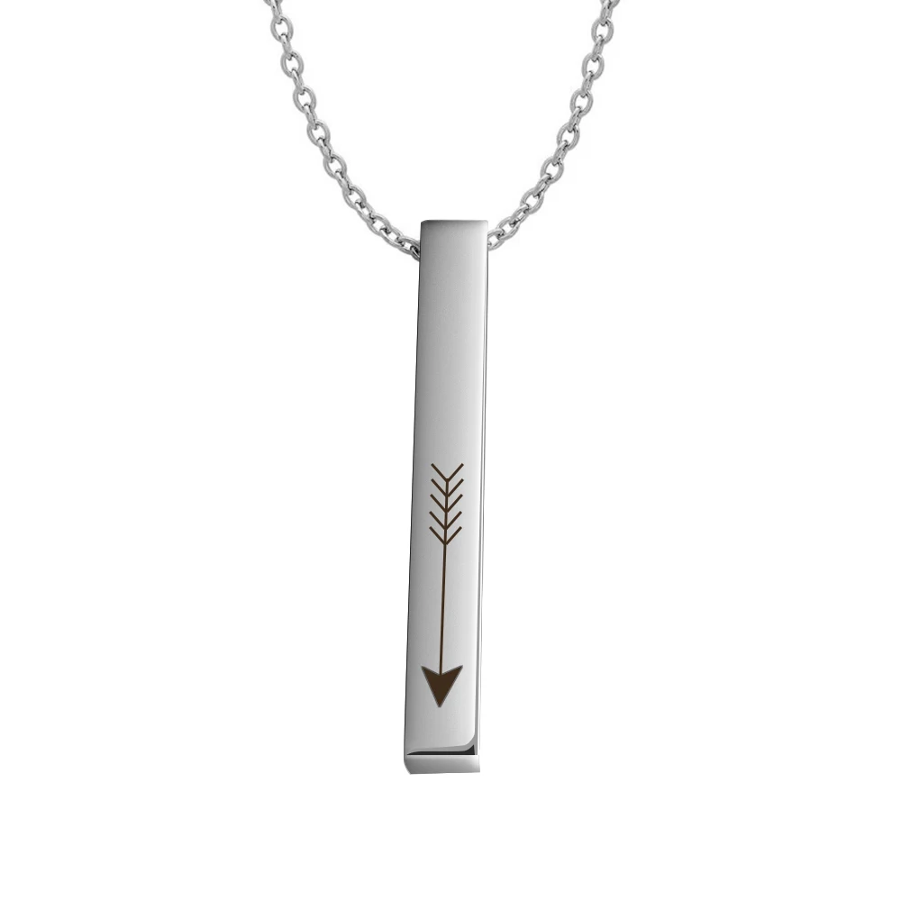 Стерео палка пара ожерелье с надписью 2019 модный Индивидуальный кулон из