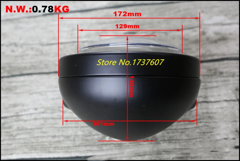 Вообще ретро мотоцикл кафе фара гонщика CG125 GN125 фара мотоцикл светодиодный днем передние фары