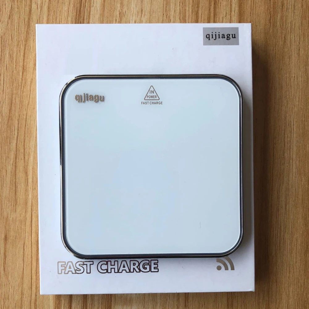 

qijiagu Wireless Charger Charging For Apple iPhone 8 8 Plus X Smart Phone Pad