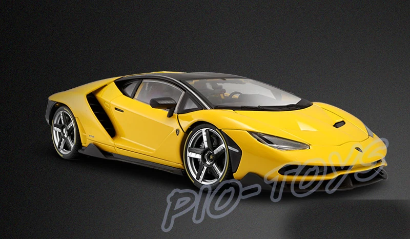 Подарок на год LP770 обновленная посылка 1:18 металлическая модель автомобиля коллекция игрушек Роскошные литые под давлением украшения из сплава металла статический подарок