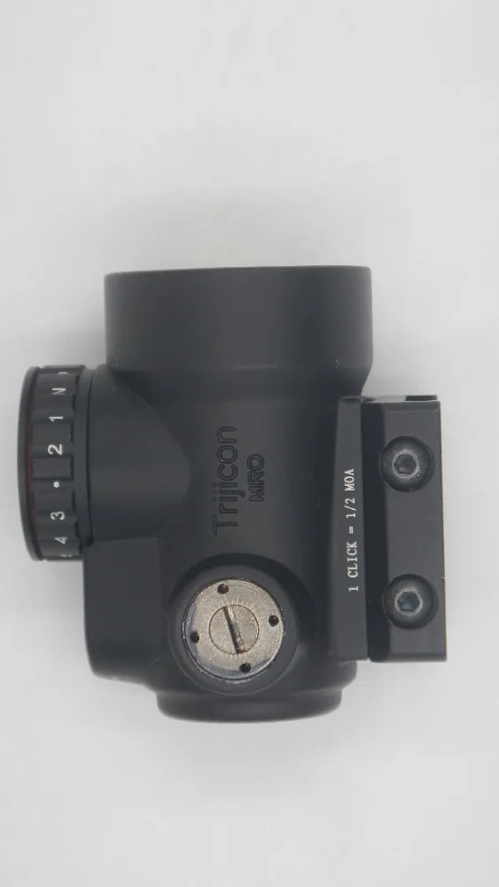 Черный оптический прицел Trijicon MRO с красной точкой и ночным видением тактический
