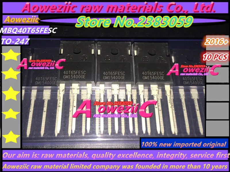 Aoweziic+ 100 импортный MBQ40T65FDSC 40T65FDSC MBQ40T65FESC 40T65FESC IGBT трубка 40A 6500 в
