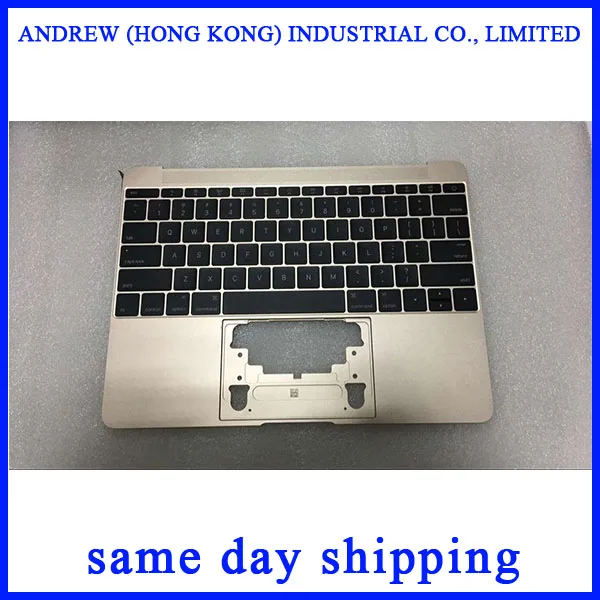 Оригинальный золотой цвет A1534 topcase Для Macbook Pro Retina 12 &quotA1534 Topcase с клавиатурой