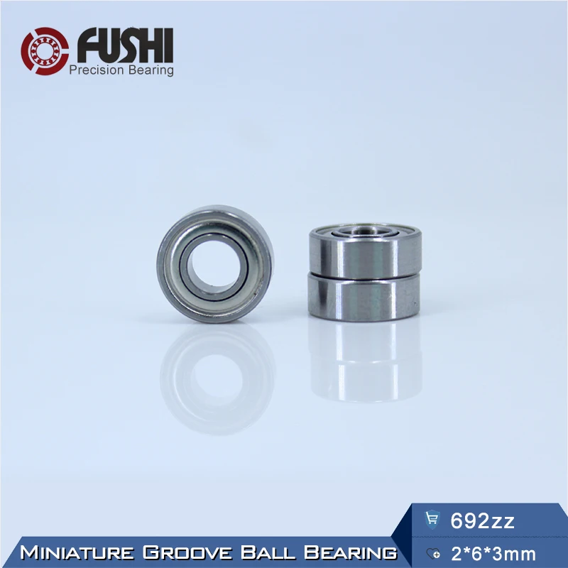 692ZZ H2.5 подшипник 2*6*2 5 мм (10 шт.) ABEC- 3 миниатюрные нестандартные шарикоподшипники 692