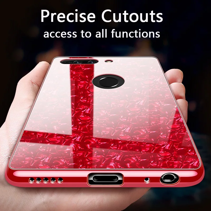 UPaitou Full Cover Tempered Glass Case for Huawei Honor 9 9N 9i Lite 8 Pro TPU Bumper 9H Hard Shell V9 9n |