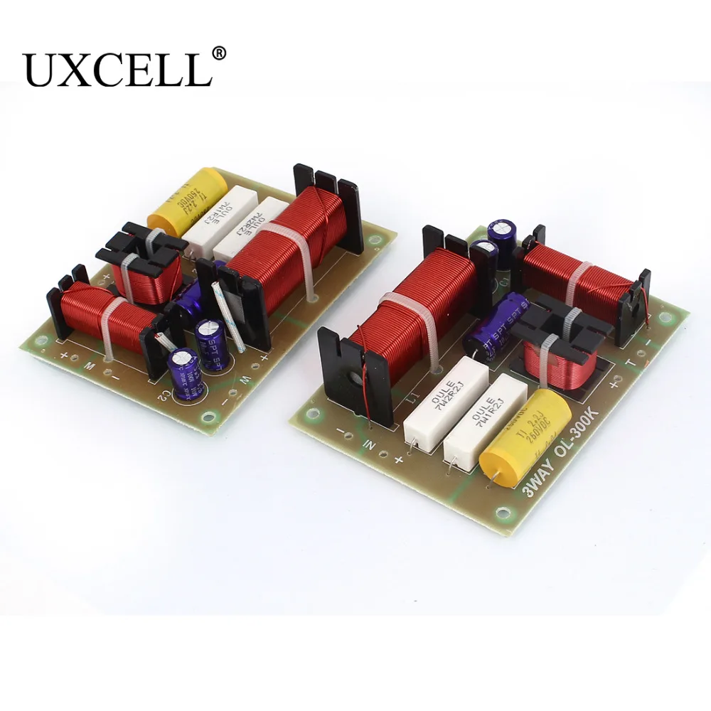 UXCELL 2 шт. 180 Вт HiFi фильтры для кроссовера 3 полосная аудиосистема динамиков|audio