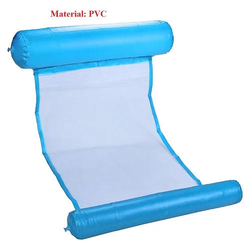 Type A Light Blue Открытый складной водный гамак для бассейна, надувной матрас, пляжный шезлонг, плавающая кровать, кресло, гамак - Цвет: Type A Light Blue