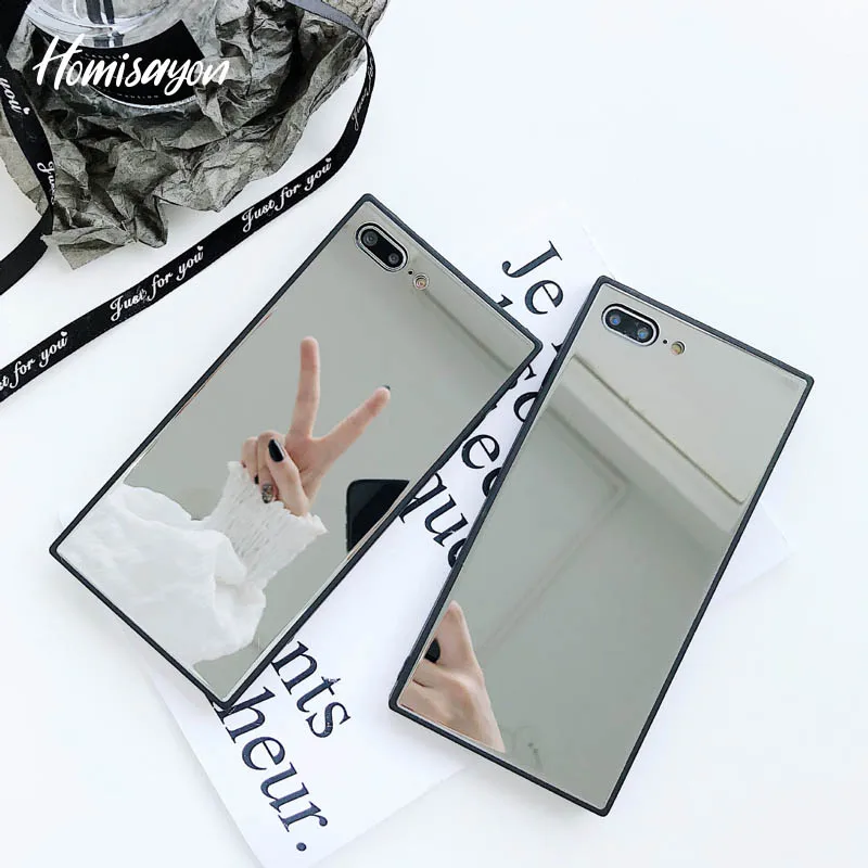 HOMISAYON чехол для телефона из закаленного стекла iPhone7 8 XR XS iPhone Max 6 6s Plus Funda аксессуары