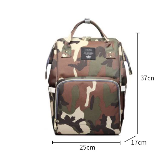 Camouflage Водонепроницаемая сумка для подгузников, вместительная сумка для путешествий с единорогом, сумка для ухода за ребенком, сумка для мамы, сумки для мам, Прямая поставка - Цвет: Camouflage