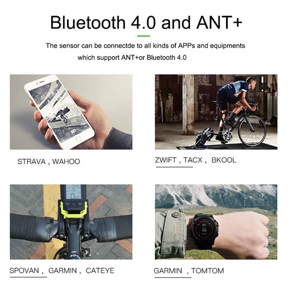 Mounchain велосипедный Bluetooth Датчик скорости беспроводной датчик ANT измеритель