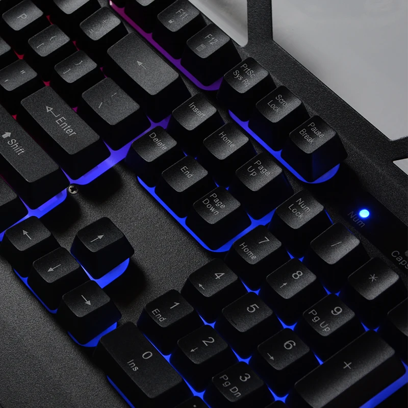 IMice Проводная клавиатура игровая компьютерная 104 ключей USB Gamer плавающая с