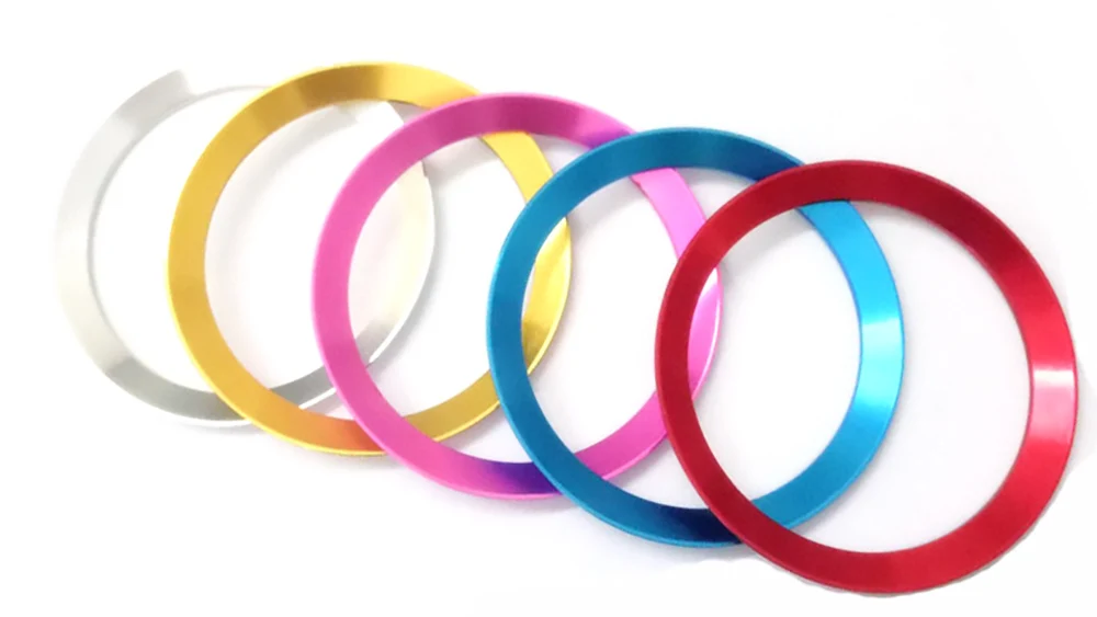 Для Smart 453 Fortwo Forfour автомобильные аксессуары крышка рулевого колеса автомобиля оболочка интерьера автомобиля украшение металлическое кольцо