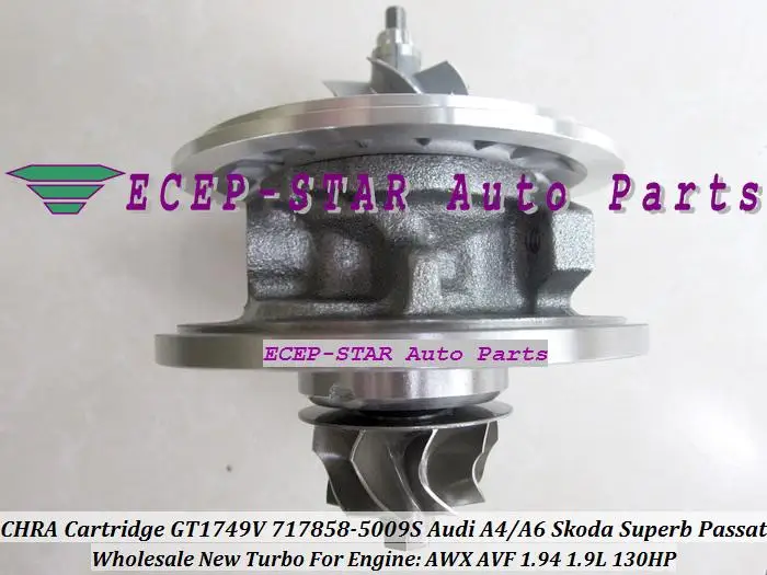 Турбокартридж CHRA Core GT1749 717858 0001 0002 0003 0004 038145702N для Audi A4 A6 VW AWX AVF BLB л|turbo cartridge|turbo