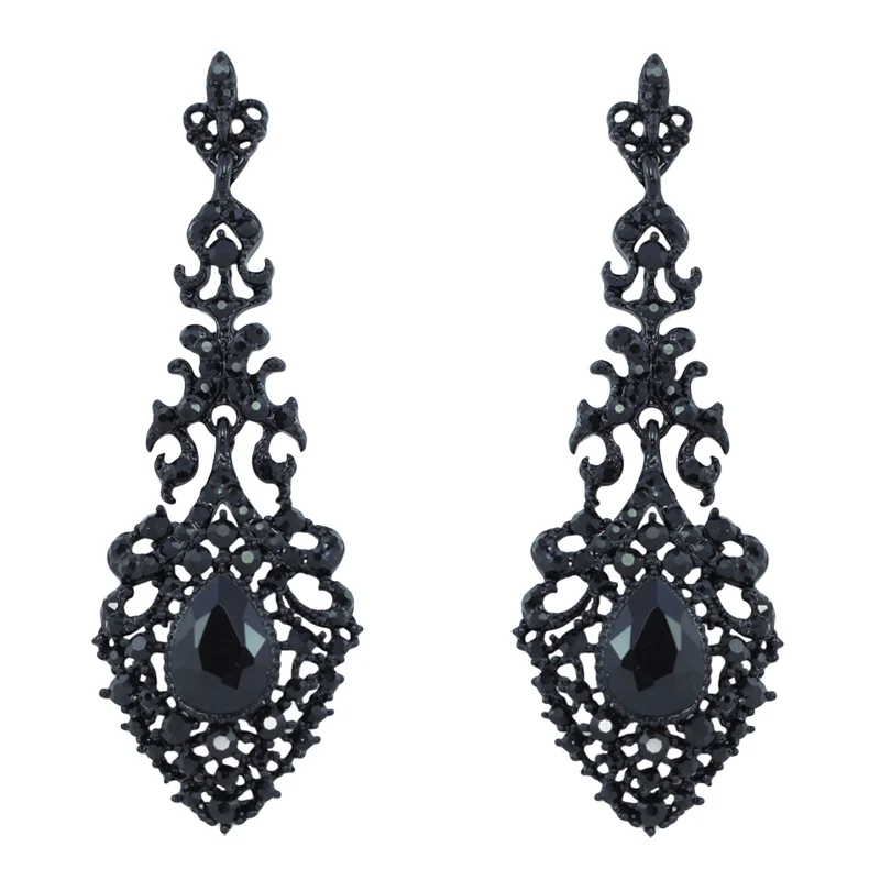 Серьги OCESRIO серебряного цвета для большой люстры женщин длинные серьги с