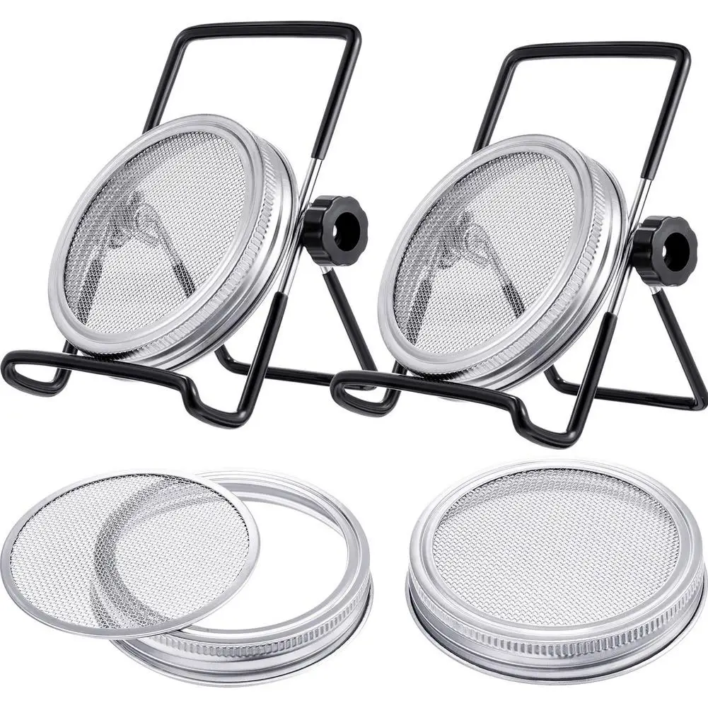 2 шт. ситечко для проращивания семян сетчатая крышка фильтр из нержавеющей стали