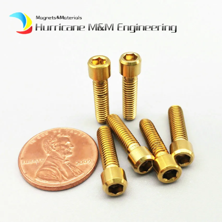 Титан болт M4 x10/13,5/15/20/25 мм спереди/сзади H/L переключения пальца Ti Болт Колонка голова шестигранной Ti винты Ti крепеж 1 шт