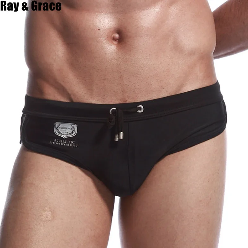 RAY GRACE плавки мужские сексуальные дышащие пляжные купальные костюмы спортивные