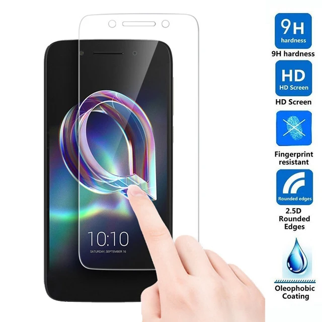 2.5D Закаленное стекло для Alcatel Idol 5 Защитная пленка Взрывозащищенная Защита экрана