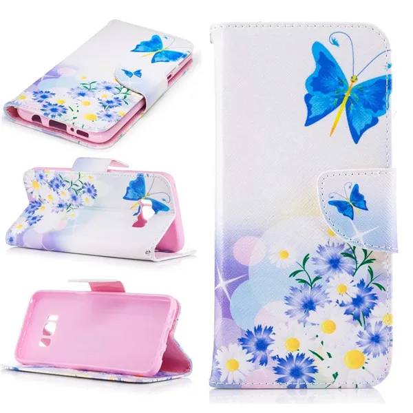 Чехол для Fundas samsung Galaxy S8 S9 S10 Plus S10E чехол кожаный бумажник флип чехол для телефона s для samsung Galaxy S9 S8 Plus чехол - Цвет: 7