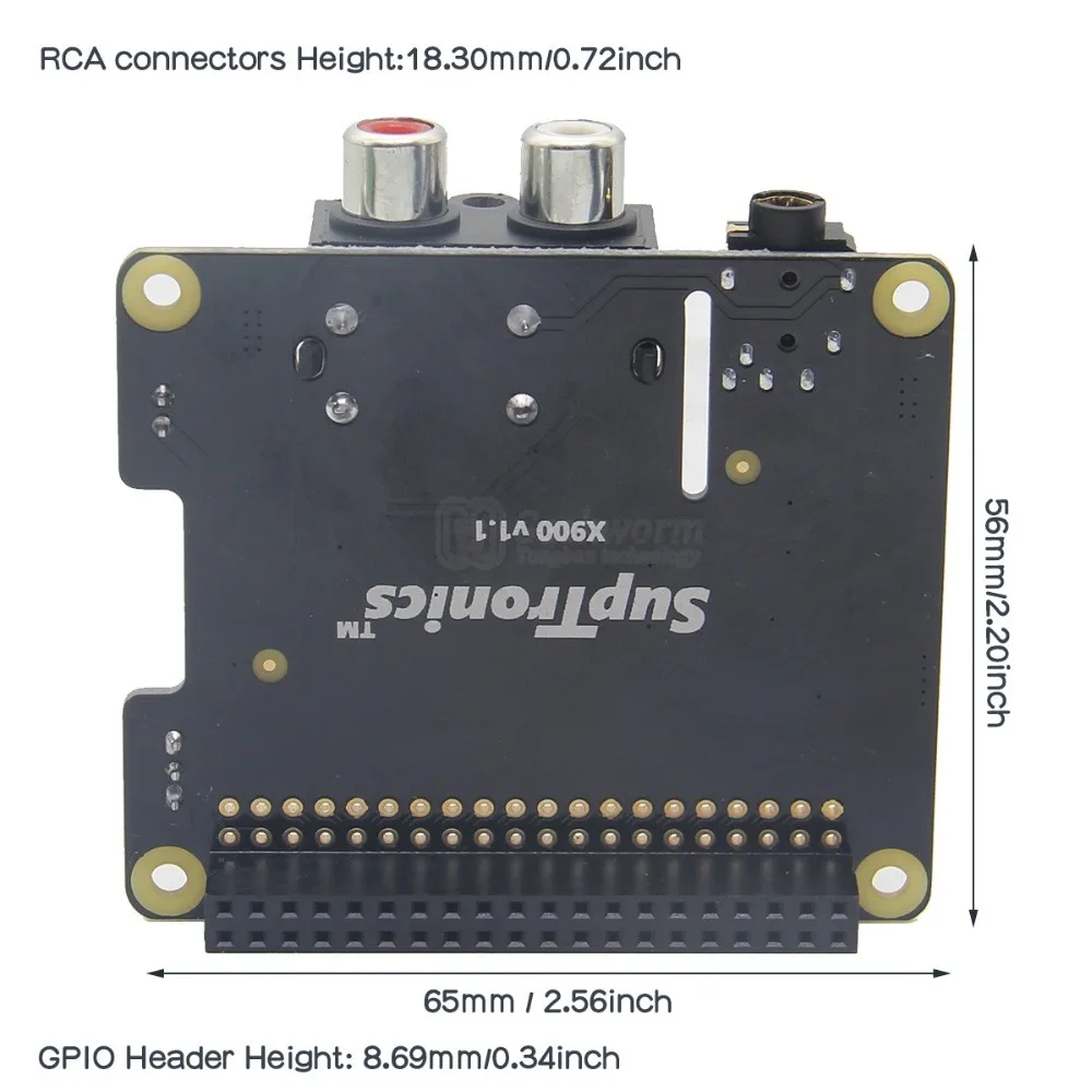 X900 Raspberry Pi HIFI ЦАП + аудио ESS ES9023 Плата расширения для 3 Модель B +/3B/2B/B +/Raspberry pi zero W |