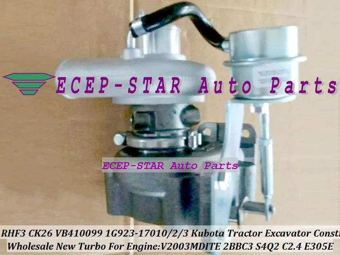 TD03L RHF3 CK26 VB410099 1G923 17010 17012 17013 CK30 турбо для Kubota трактор экскаватор строительство